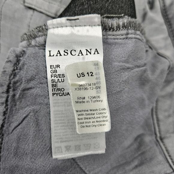 LASCANA Gray High Rise Skinny Jeans Women’s Size 12 Button Fly Stretch Denim - Picture 6 of 10